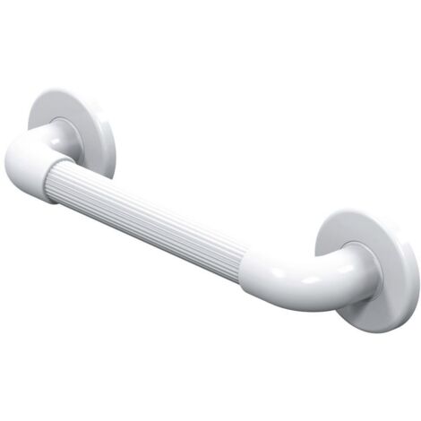 Barre Droite Haute Résistance Gainée 30,5cm Blanc