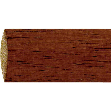 Barre en bois lisse 1,2 mètre x 20 mm. Noyer