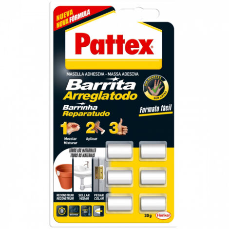 Barre Fix-it-all en blister de 6 doses 2668469 pattex