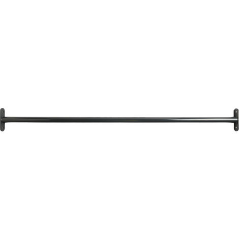 Barre gymnastique thermolaqué avec fixations 125 cm