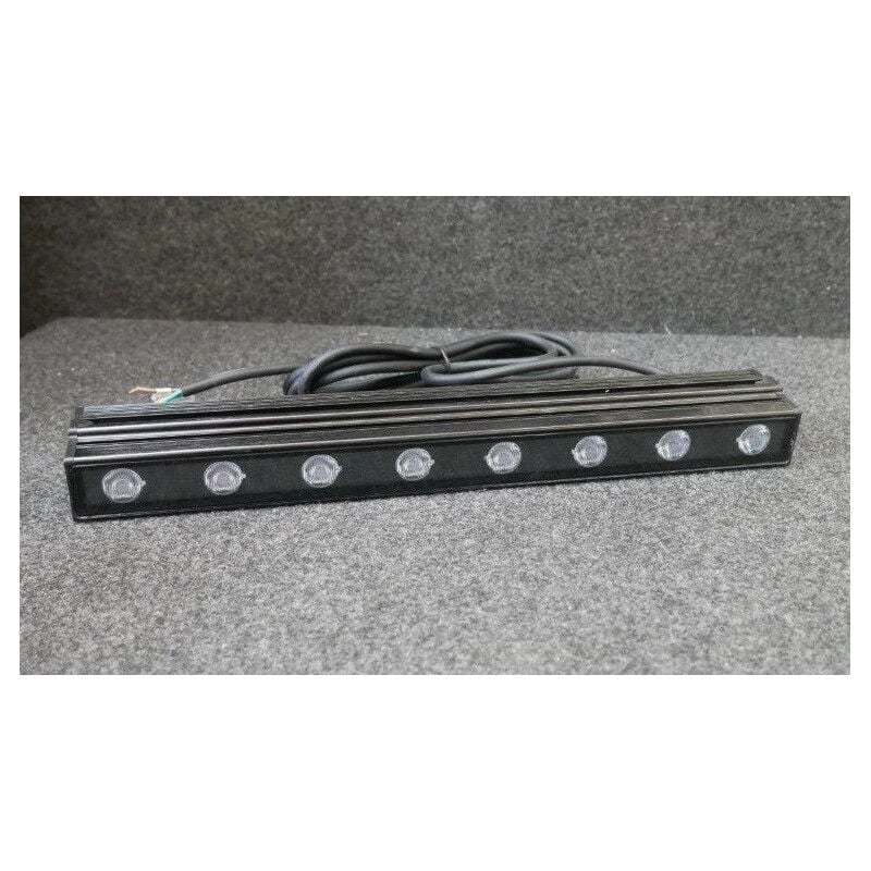 Barre led 19W noire longueur 400mm inclinable 3000K faisceau asymétrique alim tbts intégrée 230V IP65 Ledline Collingwood