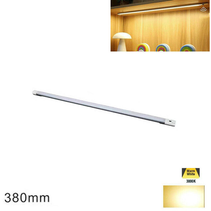 Barre Led Placard De Cuisine Lumière Chaude Capteur De Mouvement Rechargeable 38cm