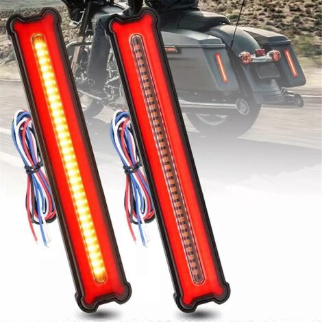 Barre lumineuse arrière rectangulaire à LED avec indicateur de freinage et pare-chocs arrière