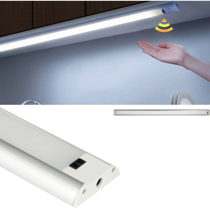 Barre Lumineuse De Cuisine à Led Sous Comptoir Avec Capteur De Mouvement Des Mains 60cm
