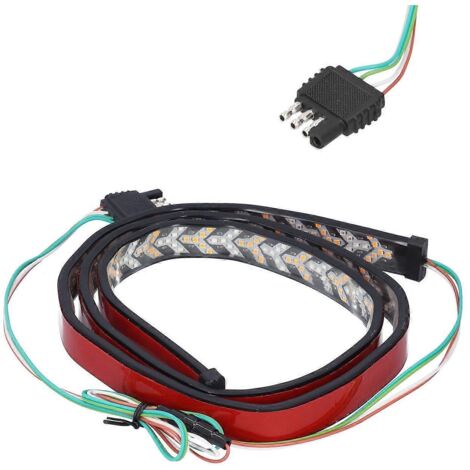 Barre lumineuse de hayon 60 pouces pour camion Ford, double couleur, connecteur 4 broches, étanche IP67.