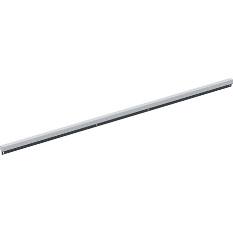 Barre lumineuse GE pour option Plus Square miroir lumineux supérieur B : 90 cm, noir mat / alu