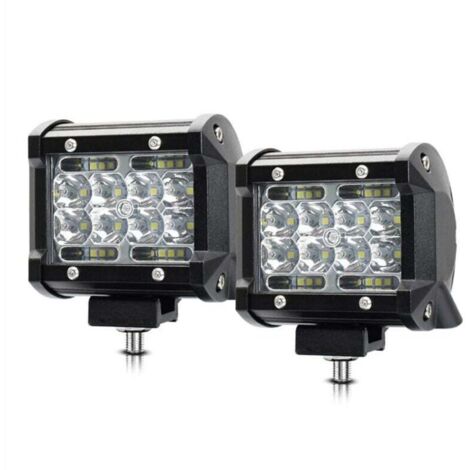 Barre Lumineuse LED 4 Pouces 60W 6000 Lumens pour Camion Bateau Pick-Up ATV UTV RV