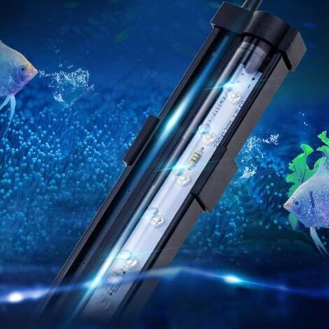 Barre lumineuse LED à bulles d'air colorées HURRISE pour aquarium 100-240V