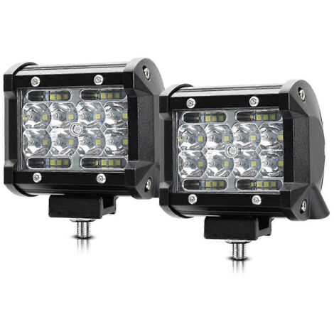 Barre lumineuse LED, modules lumineux LED 4 pouces 60 W 6000 lm pour bateau et pick-up