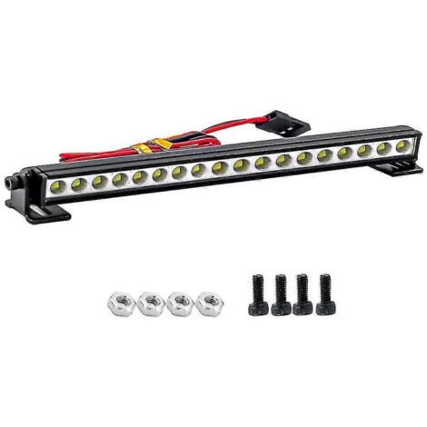 Barre lumineuse LED pour toit de voiture RC 1/10 Crawler Axial Capra Scx10 II 90046 Ex86100 Trx6 -4 D90,1