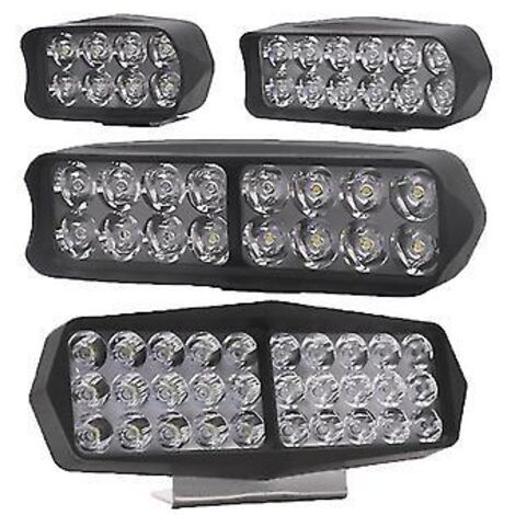 Barre lumineuse LED universelle pour voiture, faisceau de travail, projecteur, lampe de travail pour rétroviseur et phare de voiture ou moto (30 LED)