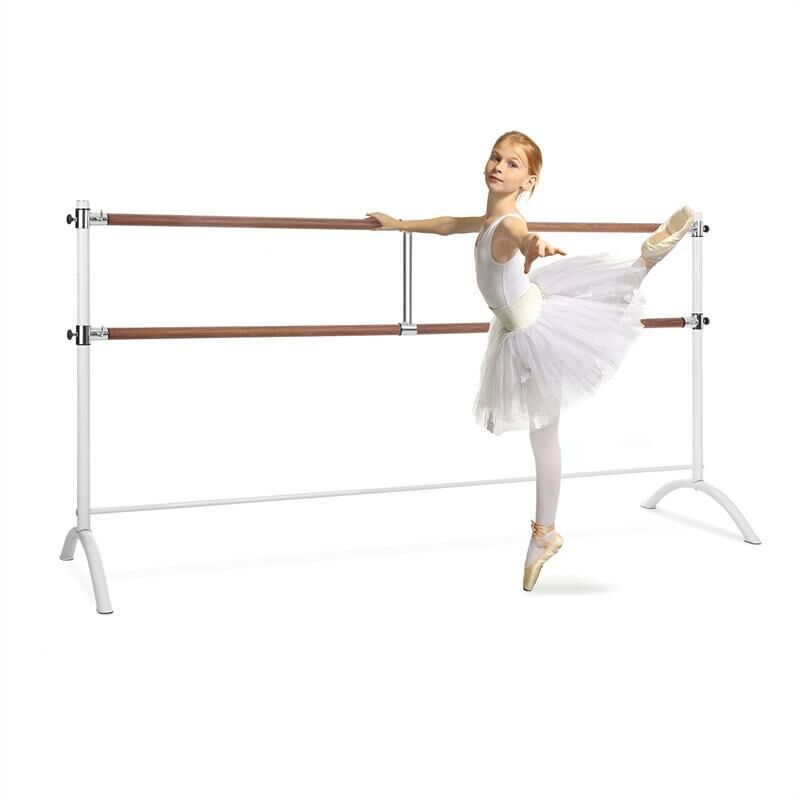 

Barre Marie Doble barra de ballet de 220 x 113 cm, 2 x 38 mm Ø Blanca