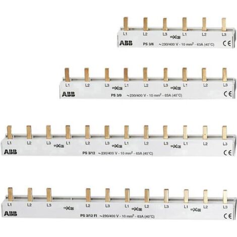 Barre Omnibus ABB Gamme CEI, pour DDA200, F200, S200 ( Prix pour 1 )