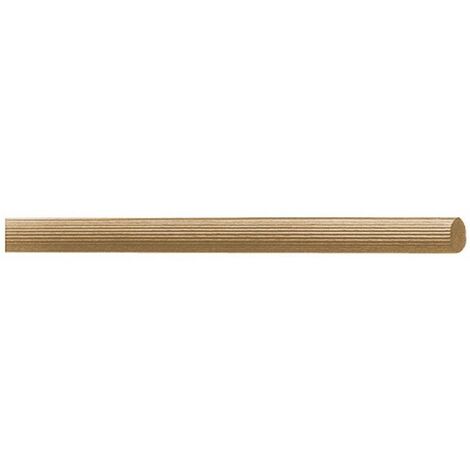 Barre ondulate L.1m P.10mm legno mogano (Per 25)