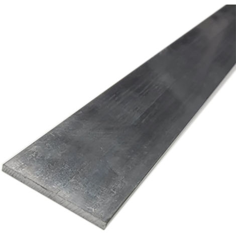 Barre plate Aluminium, l. 1pouce H. 1/4pouce, L 24pouce ( Prix pour Lot de 4 )