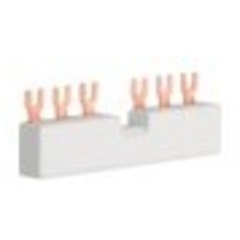 Barre pont 2 Disj.mot.3P 10mm² - CONNEXION HAGER KD302M