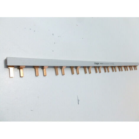 Barre pont 2P lang 10mm² 24m - CONNEXION HAGER KB263C