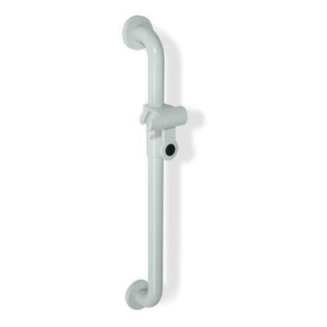 Barre porte-douche SERIE 477 90 tief d: 33mm Cote axiale 600mm gris clair