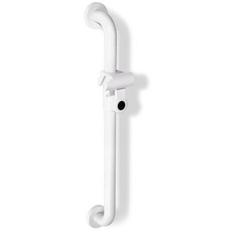 Barre porte-douche SERIE 477 90mm tief. d: 33mm Cote axiale 600mm corail