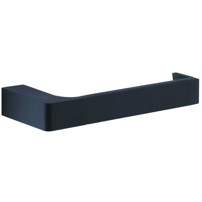 Kiamami Valentina - Barre Porte-Rouleau Wc En Laiton Couleur Noir Mat Palazzo