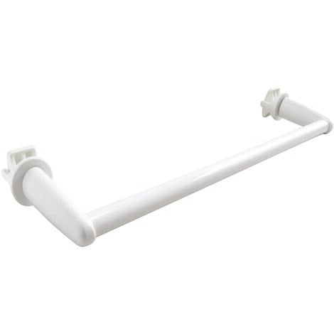 CENTRALE BRICO porte-serviettes blanche 36cm et fixations à vis