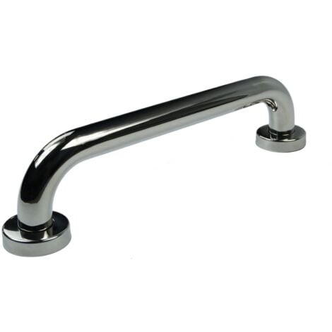 Barre porte-serviettes en acier inoxydable Poignée de baignoire, poignée de douche, poignée de bain, poignée, barre d'appui, salle de bain, accessoires - miroir 30cm