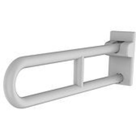 Barre relevable sans béquille d=34 650 mm aluminium ABS antibactérien blanc