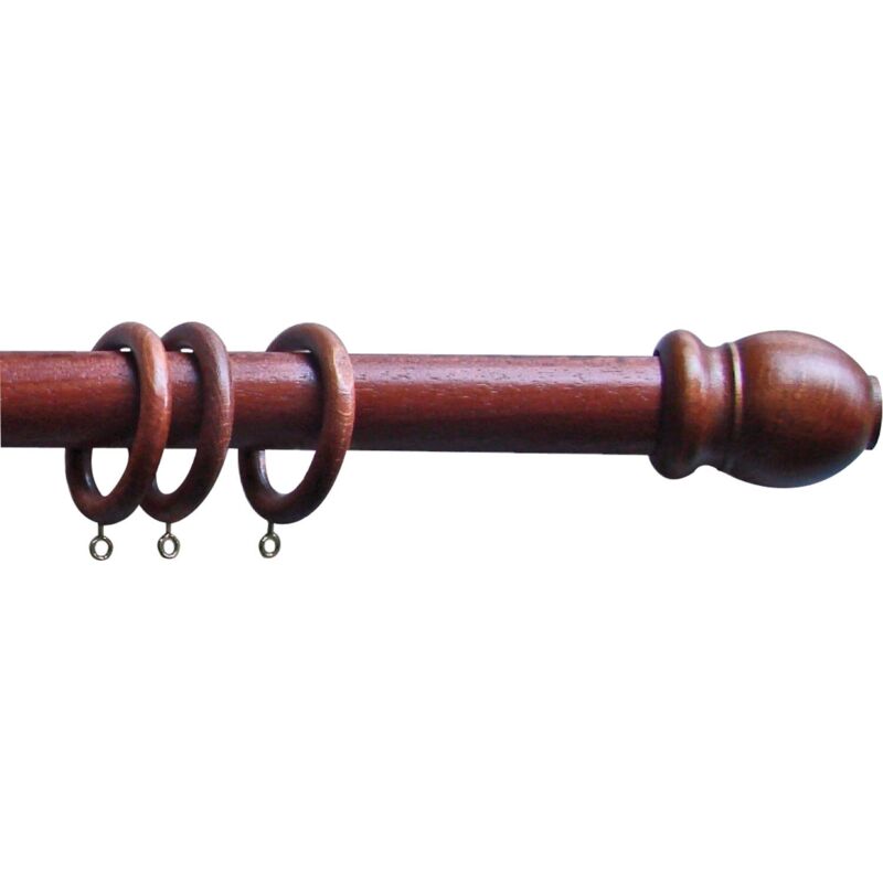 Brixo - barre à rideau en bois de cerisier D.35 CM.160 CL160-S