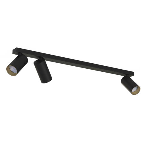 Barre spots plafond Nowodvorski MONO 7767 LED noir/or