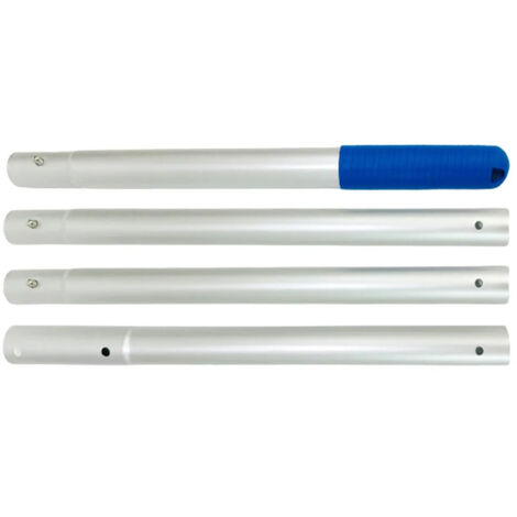 Barre tlescopique en aluminium pour piscine de 4 sections 1