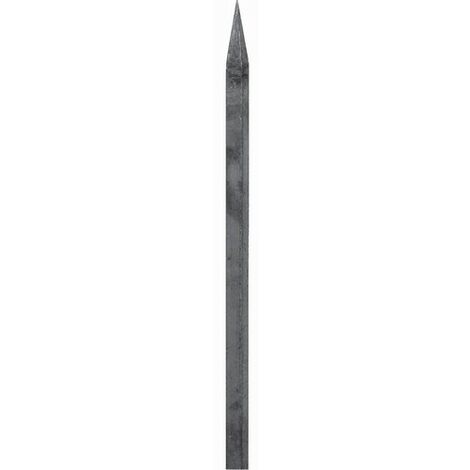 Barreau appointé - Hauteur 1000mm Carré de 16mm - Fer forgé - À souder - DECO FER FORGE