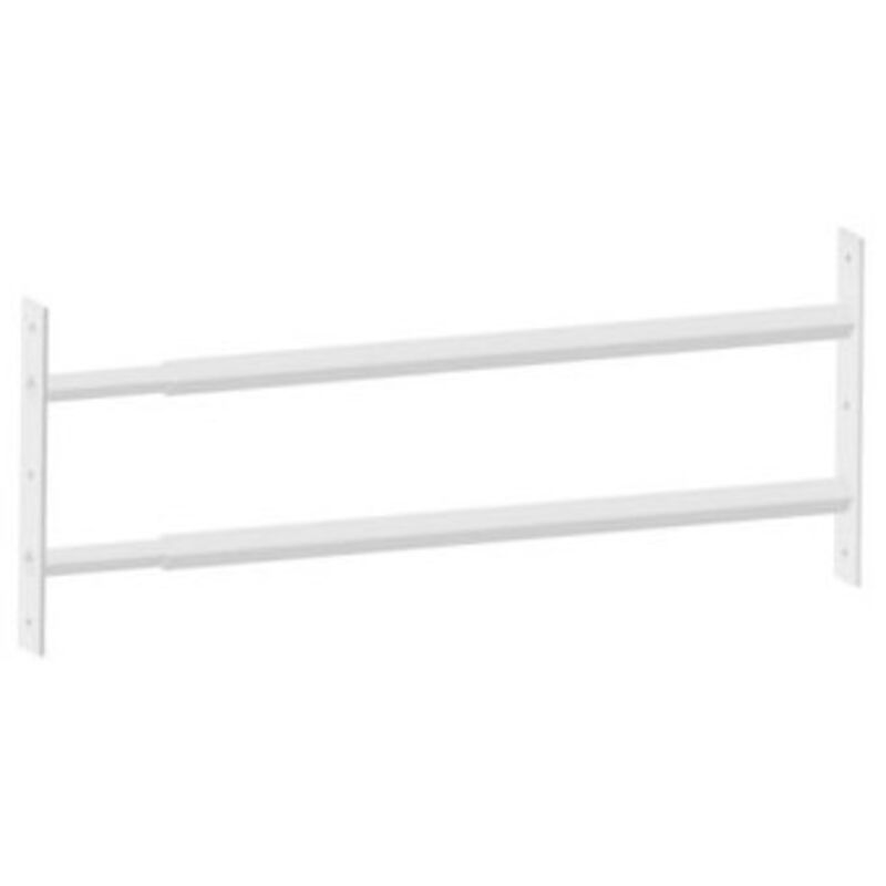 Barreau télescopique - 2 barreaux 55 à 103cm - blanc