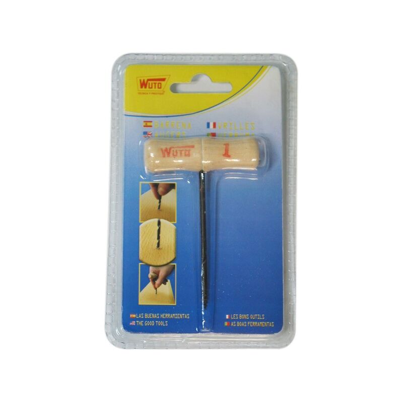 Wuto - barrena madera N.1/2 blister