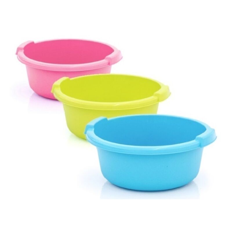 

TES - Barreño Agua 30 Lt Redondo Plastico Surtido Bajo 40X20Cm 6530L