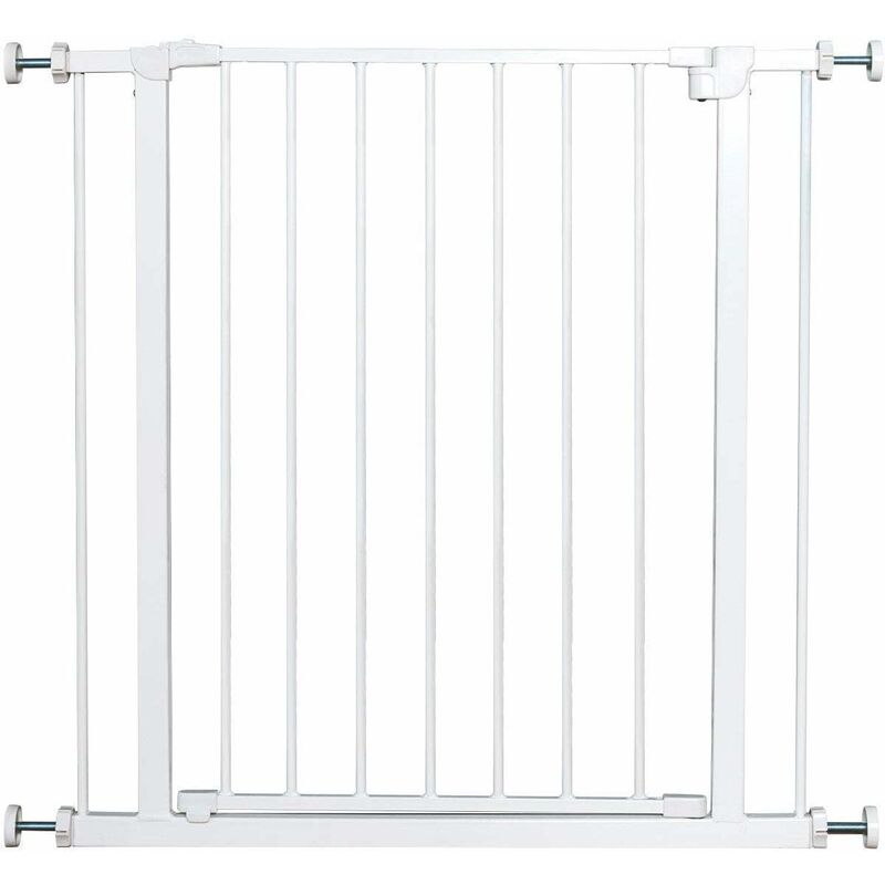 

Costway - Barrera de Seguridad de Metal para Puerta Escalera sin Perforación Valla Protección para Perros