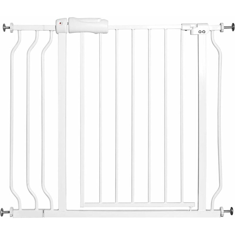 

Barrera de Seguridad Extensible de 74-98cm de Metal para Puerta Escalera Valla Protección para Bebé Perro Mascotas