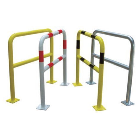 Barreras de seguridad de 60 mm  Amarillo/Negro               1.000 x 1.000 mm