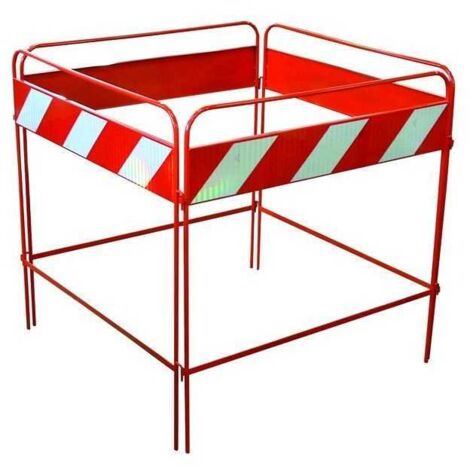 Barreras de señalización Chiusin O Blanca/Roja Fig.402 Cm.100X