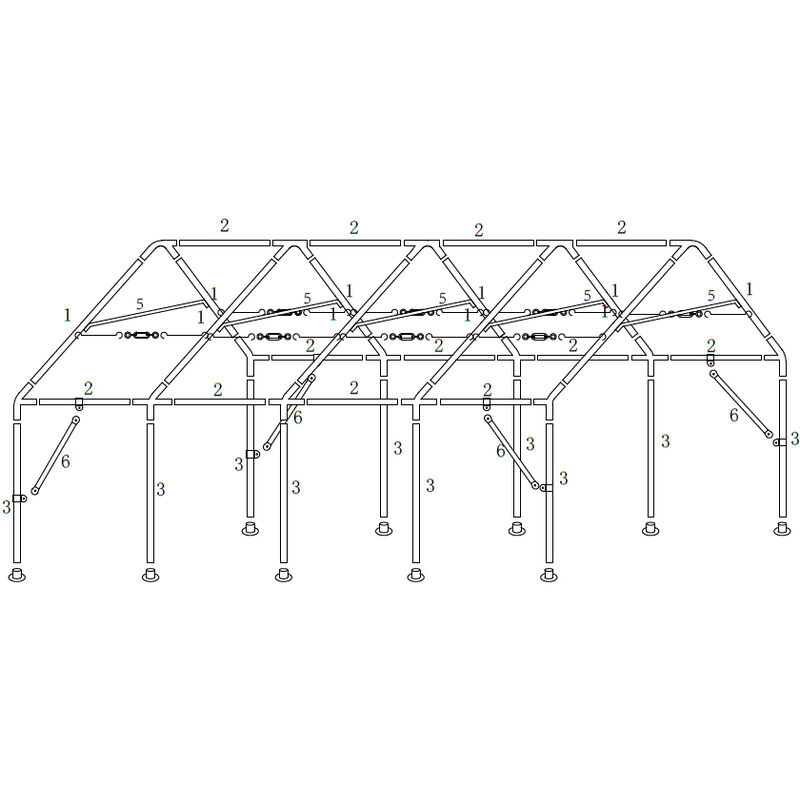 

Interouge - BARRERENF puerta 3m 38mm para carpa fiesta -T