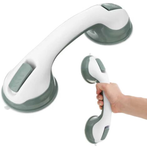 Barres d'appui de salle de bain - Barres d'appui grises pour baignoire et douche-AquaForge