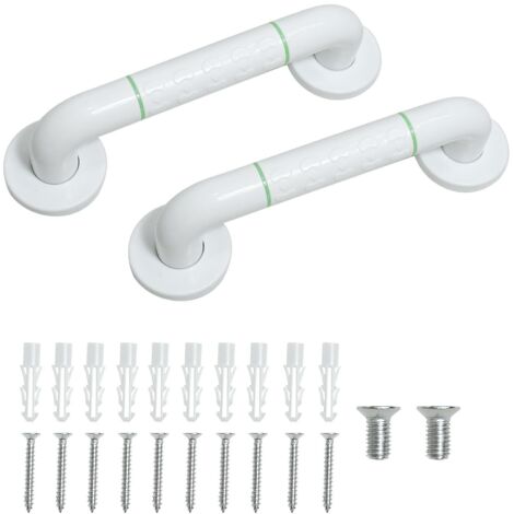 Barres d'appui et barres d'appui antidérapantes pour salle de bain pour personnes âgées, poignées de soutien de sécurité et porte-serviettes, idéales pour le bain pour personnes