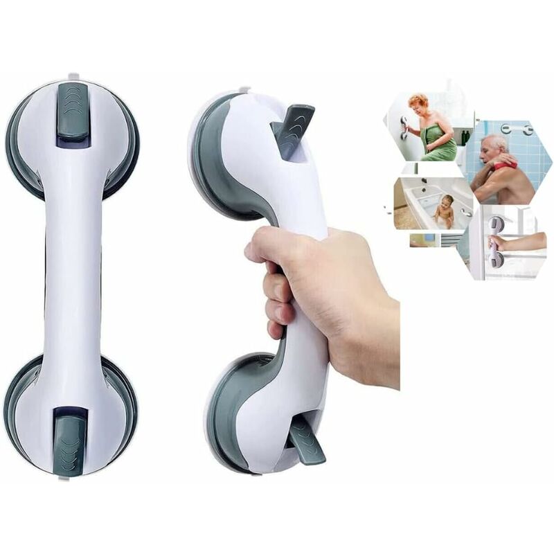 Barres d'appui à ventouse pour salle de bain, main courante pour personnes handicapées, poignée de s