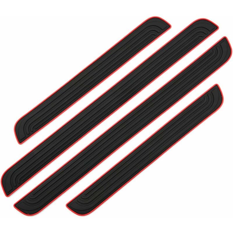 Csparkv - Barres de Seuil de Porte Voiture 4PCS Plaque de Seuil Protecteurs Autocollant Voiture Film Adhésif pour Protection Seuil Porte Garde-Plaque