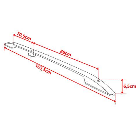 Barres de toit aluminium pour Peugeot Partner II et Citroën Berlingo II 2007-2018 – Charge maximale 75kg – Installation facile avec vis d'origine - II 2 DE