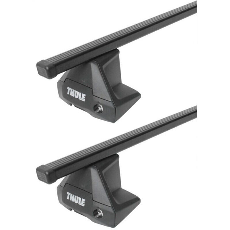 Barres de toit Audi A4 Berline (09/07-10/11) Thule SquareBar Acier