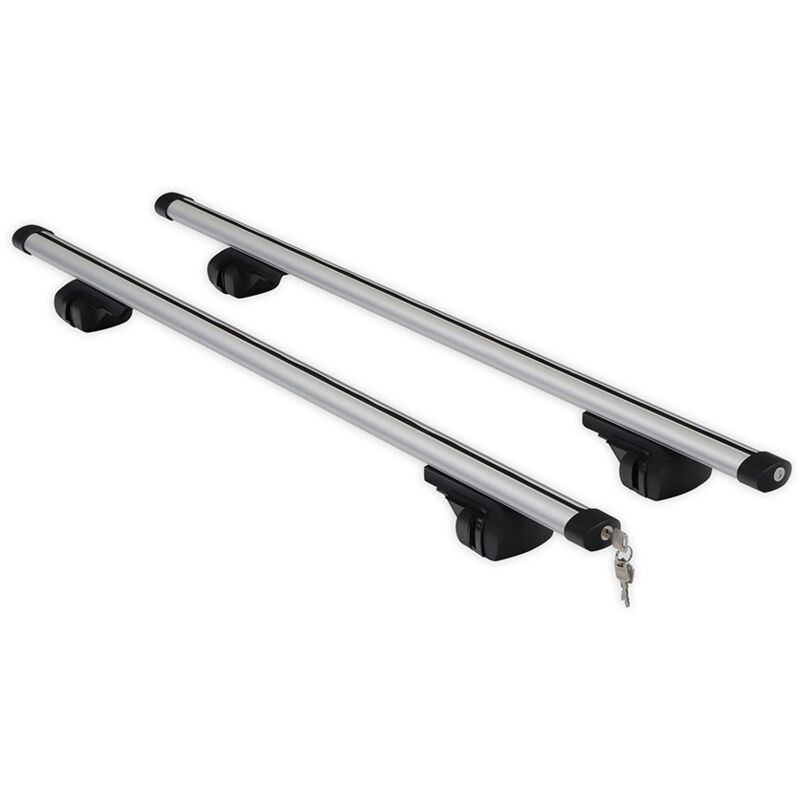 Vivol - Barres de toit en aluminium - Universelles - largeur 120 cm
