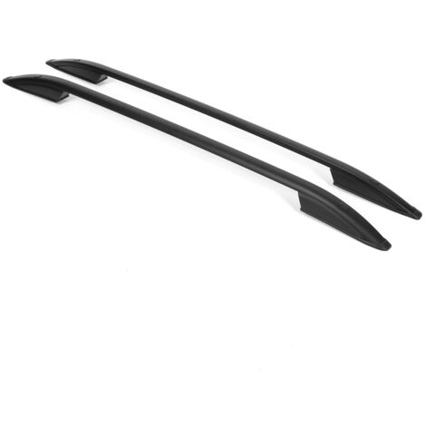 Barres de toit Ford Transit Courier 2014-2023 – Aluminium noir – Capacité de charge 75 kg – Installation facile sans retirer la garniture