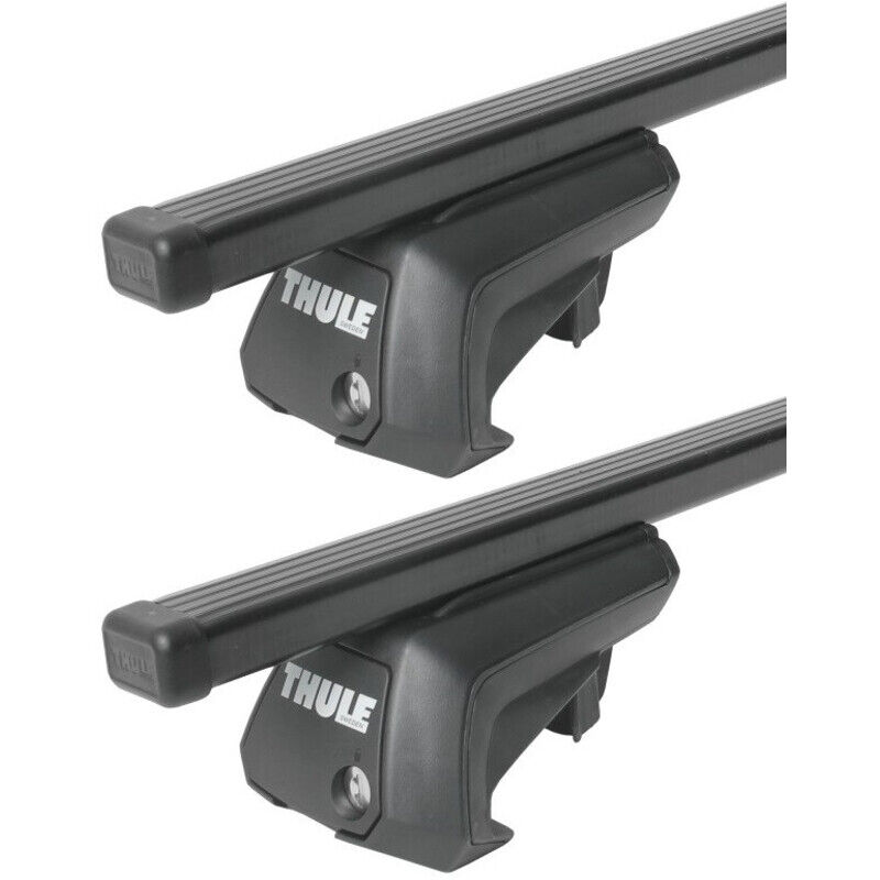 Barres de toit Nissan Patrol gr type Y60A (03/89-02/98) Thule SquareBar Acier
