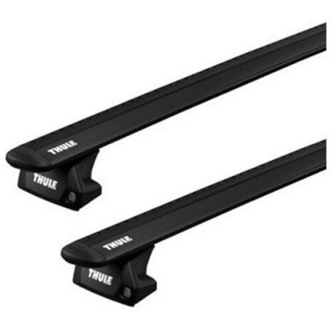 Barres de toit Renault Clio III 5 portes (09/05-10/12) Thule WingBar Evo Black Alu