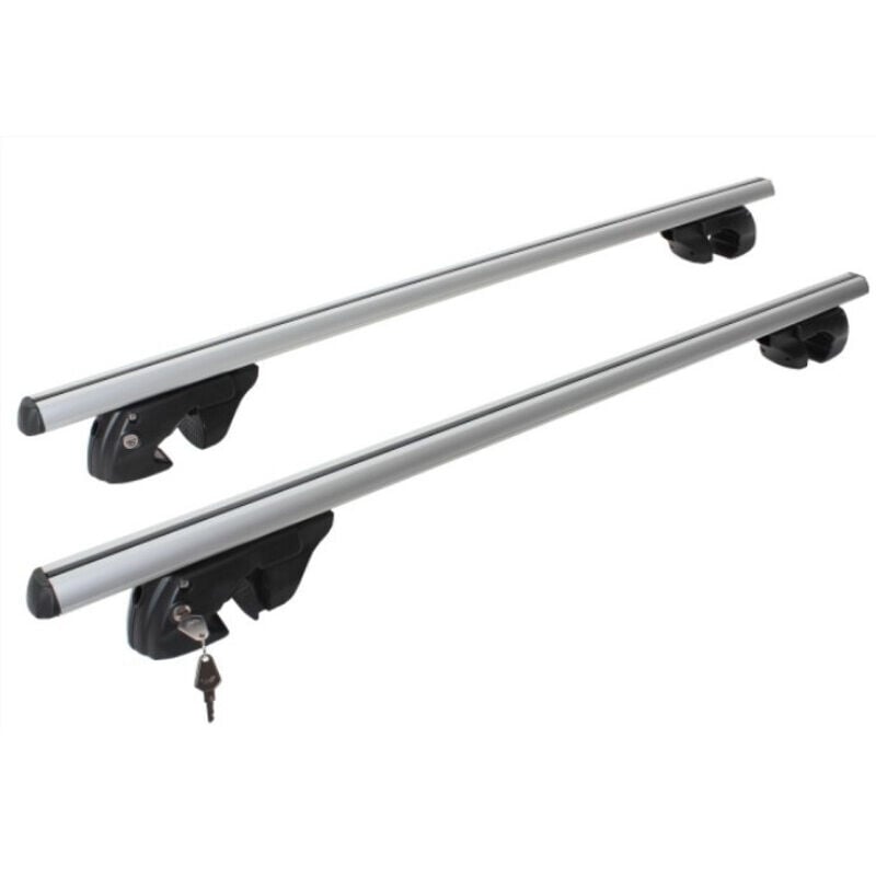 Barres de toit Volvo XC70 (09/07-) Menabo Sherman Noir